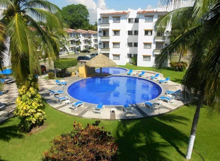 شقة Magnifico Departamento, Cocina Equipada, 2 Recamaras 2 Banos , Hasta 6 Personas, 3 Albercas, Playa A 50 Mts Wifi, Aire Acondicionado مانزانيلو المظهر الخارجي الصورة